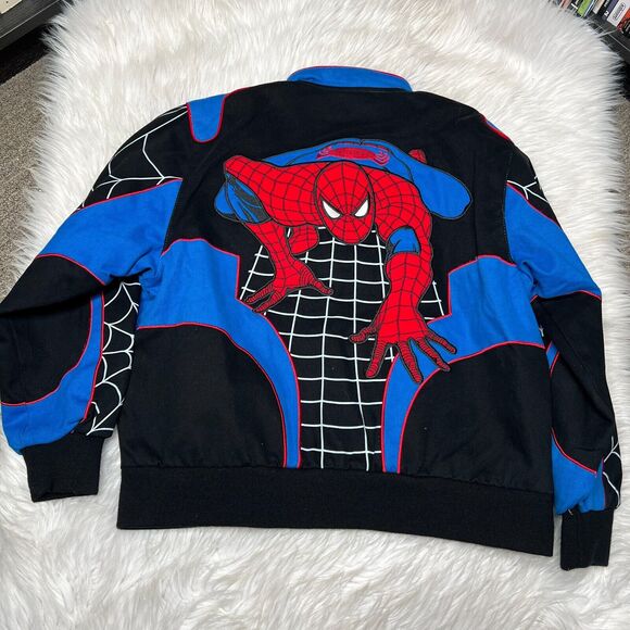 JH DESIGN YOUTH AMAZING SPIDERMAN JACKET SIZE 2XL 13-14 GREAT POWER SPIDER-MAN - Picture 5 of 8